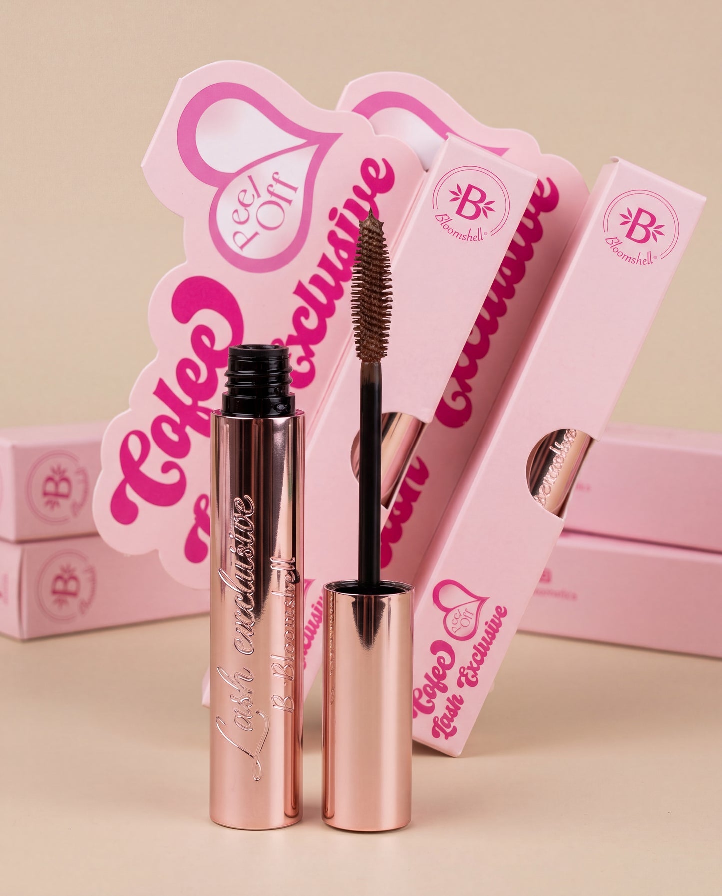 Pestañina café lash exclusive- BLOOMSHELL