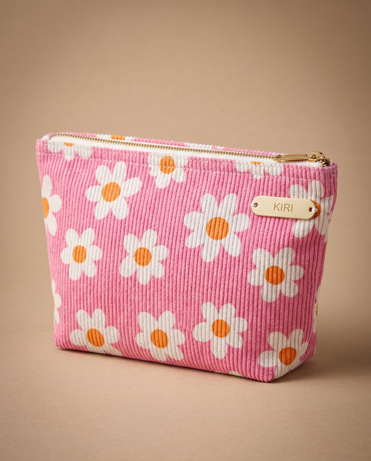 Cosmetiquera rosa floral - KIRI