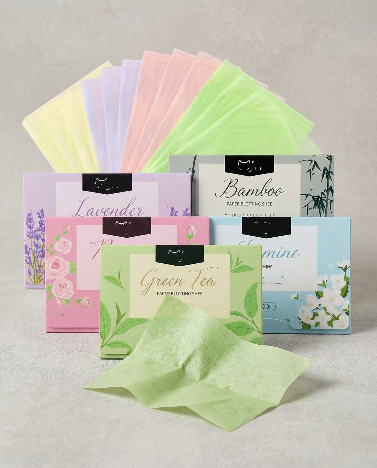 Papel para grasa facial