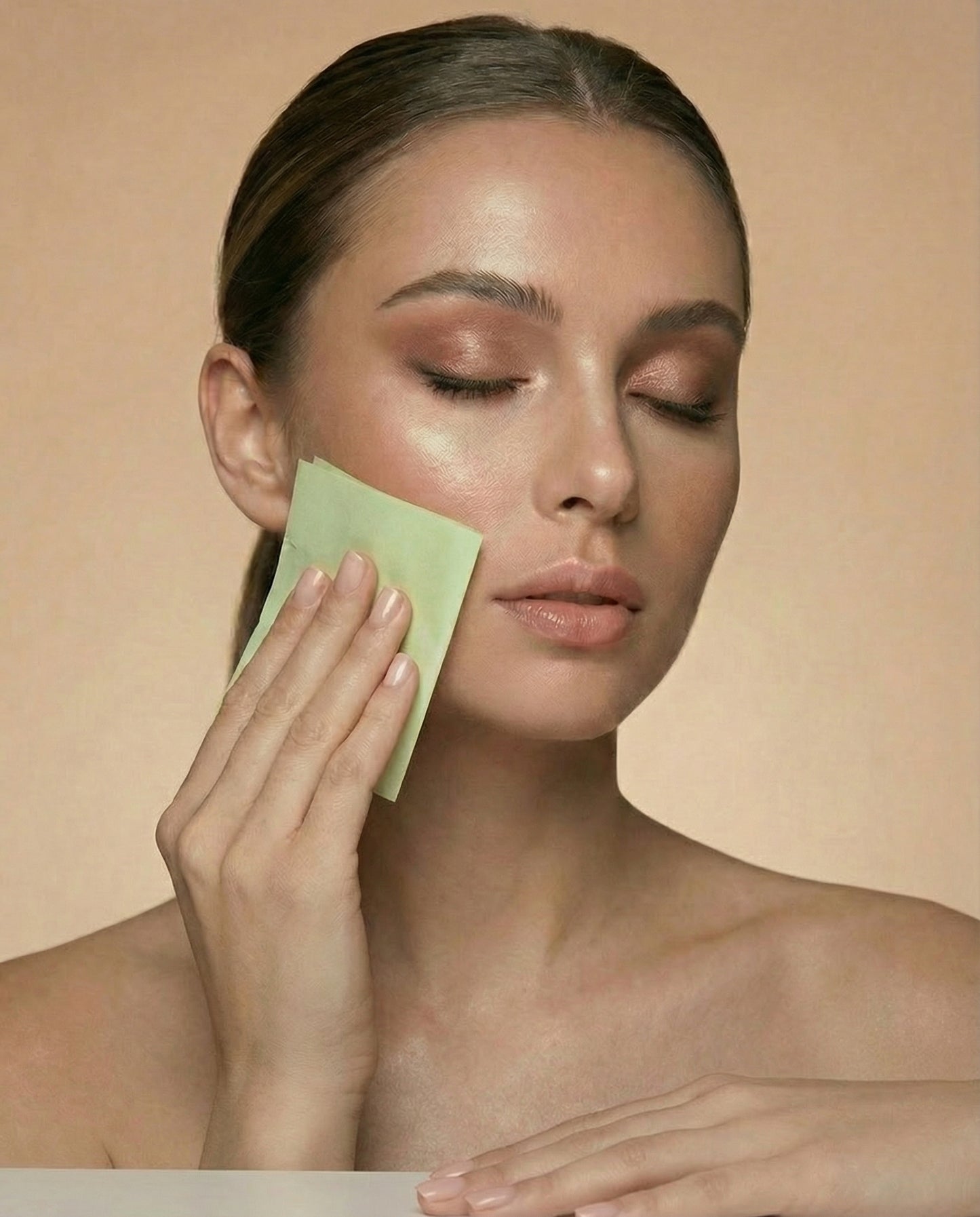 Papel para grasa facial