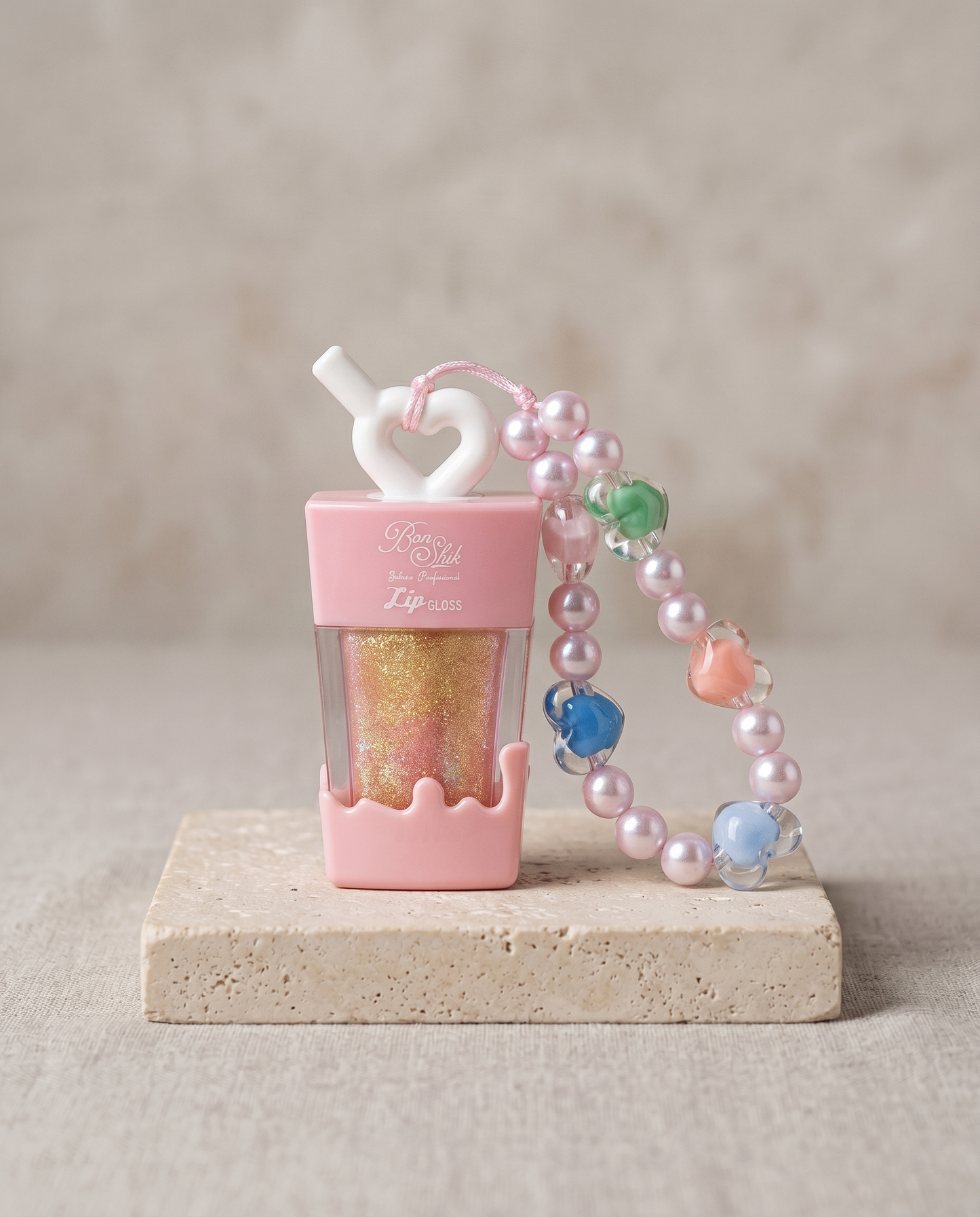 Lip Gloss con llavero – Bon Shik