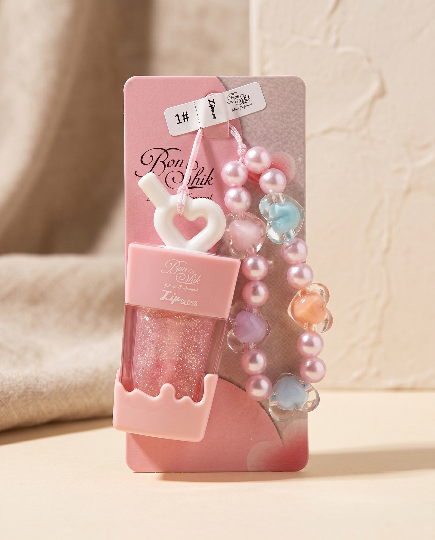 Lip Gloss con llavero – Bon Shik
